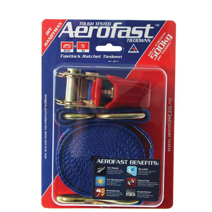 Tiedown Aerofast Ratchet 5m x 25mm