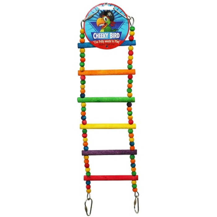 CHEEKY BIRD 6 STEP LADDER WITH BEADS