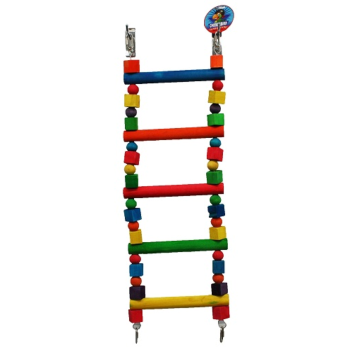 CHEEKY BIRD LARGE PARROT 5 STEP LADDER