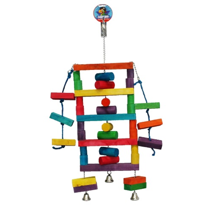 CHEEKY BIRD SQUARE BLOCK LADDER JUMBO