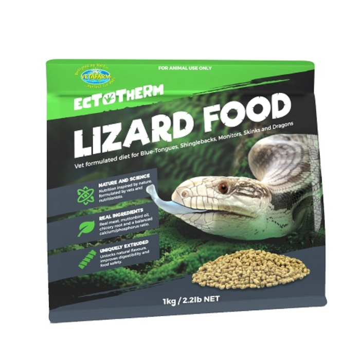 VETAFARM ECTOTHERM LIZARD FOOD 1KG