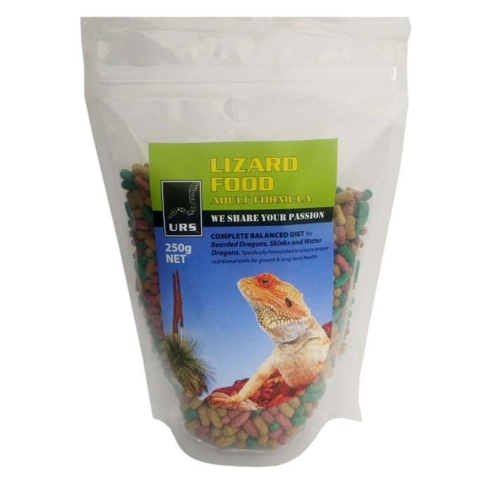 URS LIZARD FOOD ADULT 250GM