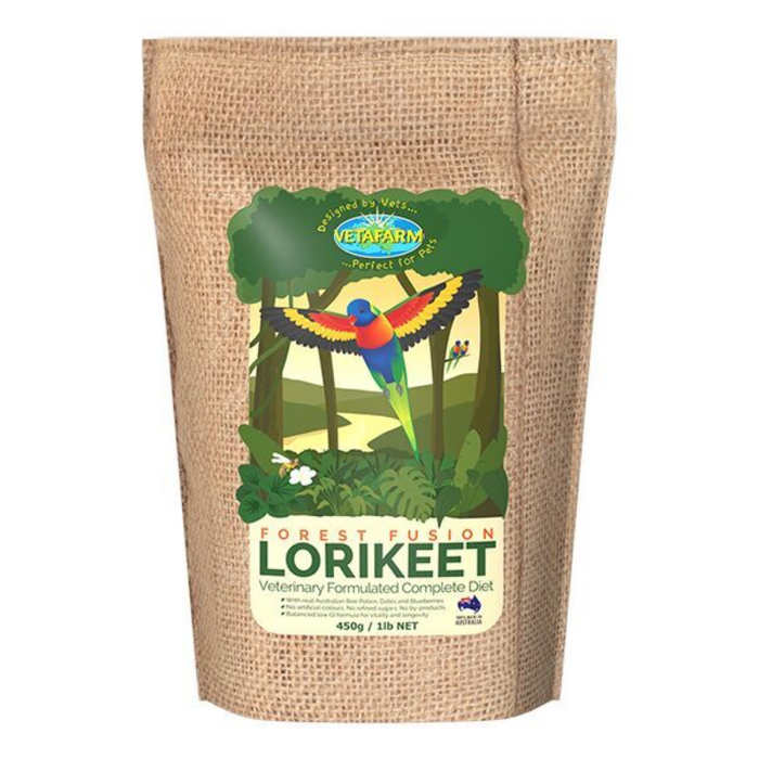 VETAFARM FOREST FUSION LORIKEET DIET