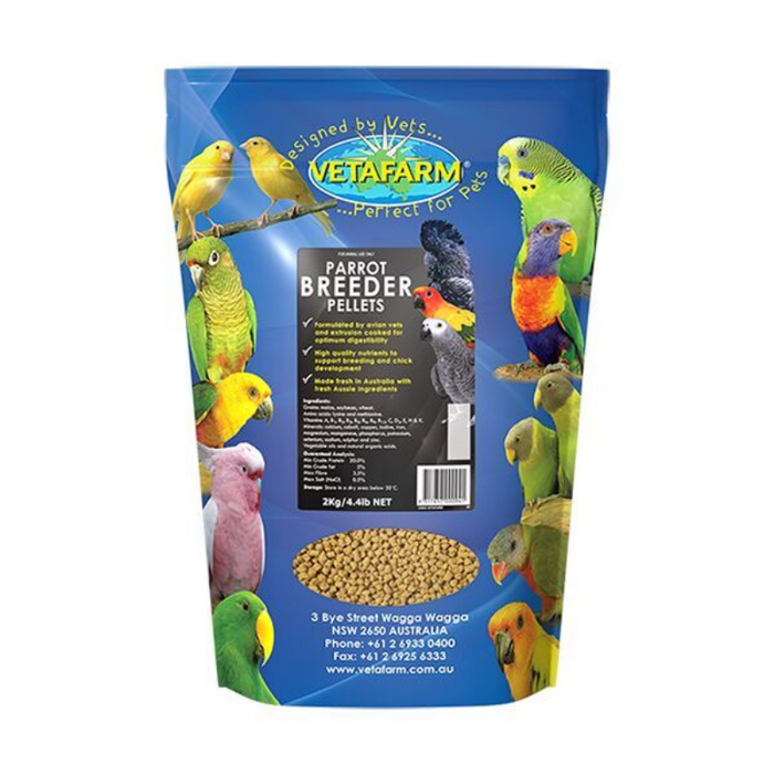 VETAFARM PARROT BREEDER PELLETS