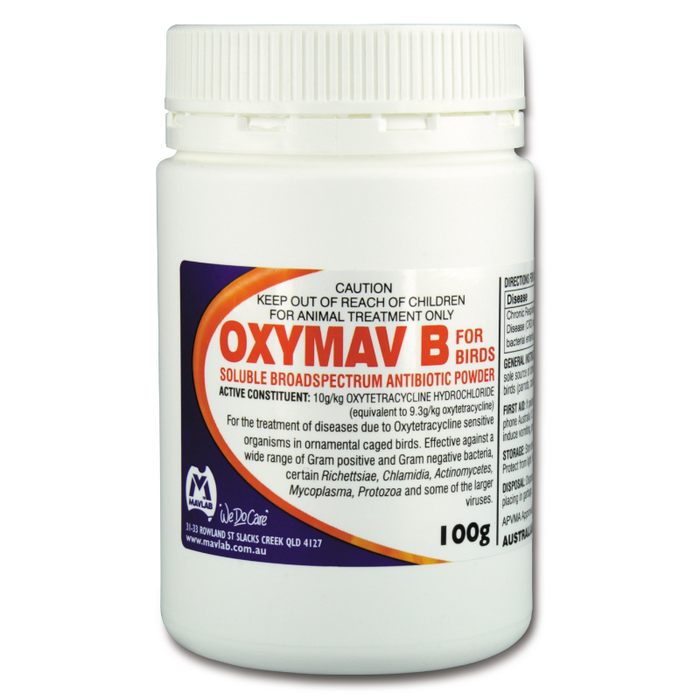 OXYMAV B FOR BIRDS POWDER (S5) 100G