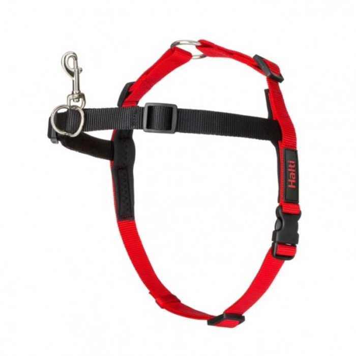 Halti Front Control Harness - Black/Red