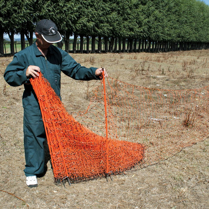 POULTRY FENCE NETTING ELECTRIC ORANGE