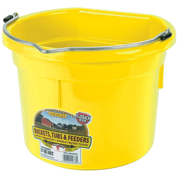 Feed Bucket Flat Back 8L