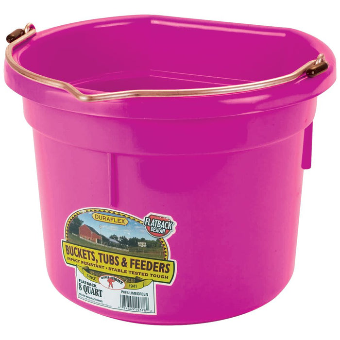 Feed Bucket Flat Back 8L