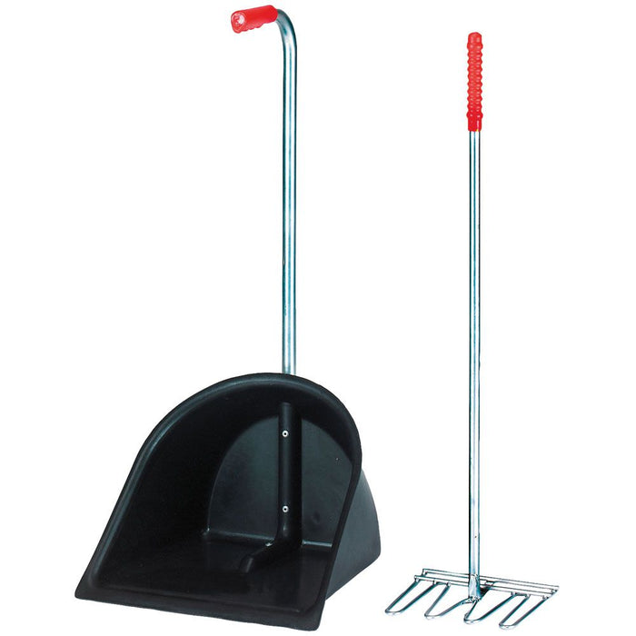 DUNG SCOOP & RAKE 90CM SET