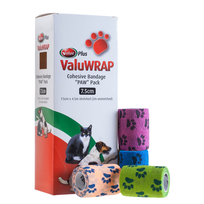 VALUWRAP PAW PACK 7.5CMX4.5M 10Pack