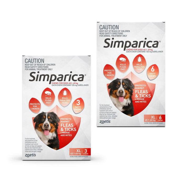 SIMPARICA - 3 CHEWS