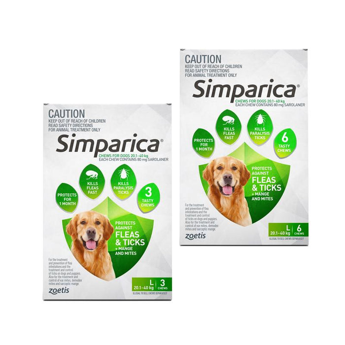 SIMPARICA - 3 CHEWS