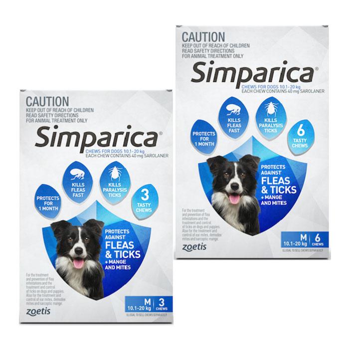 SIMPARICA - 3 CHEWS