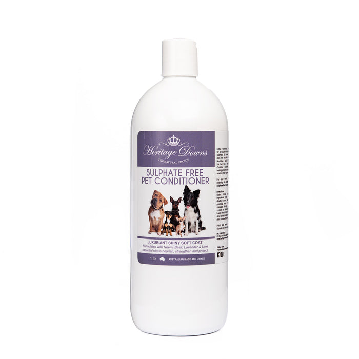 HERITAGE DOWN BASIL, LAVENDER & NEEM PET CONDITIONER