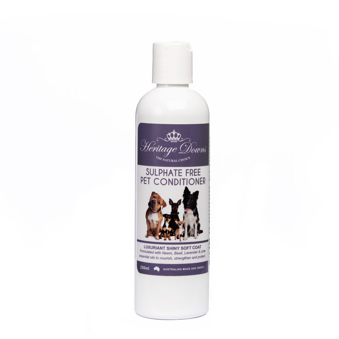 HERITAGE DOWN BASIL, LAVENDER & NEEM PET CONDITIONER