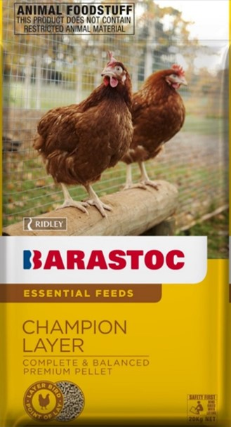 BARASTOC CHAMPION LAYER PREMIUM PELLET 20KG