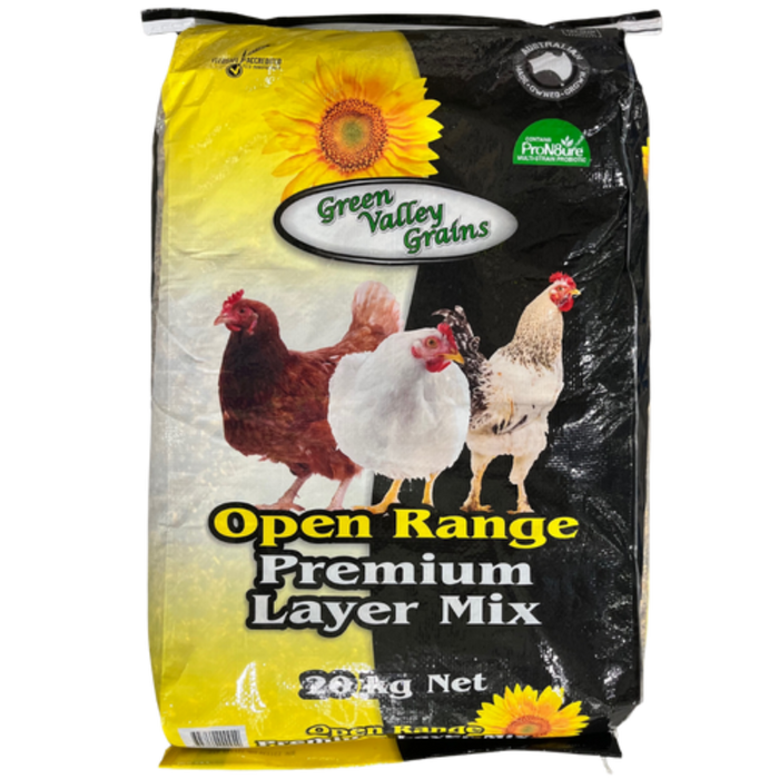 GREEN VALLEY OPEN RANGE PREMIUM LAYER MIX 20KG