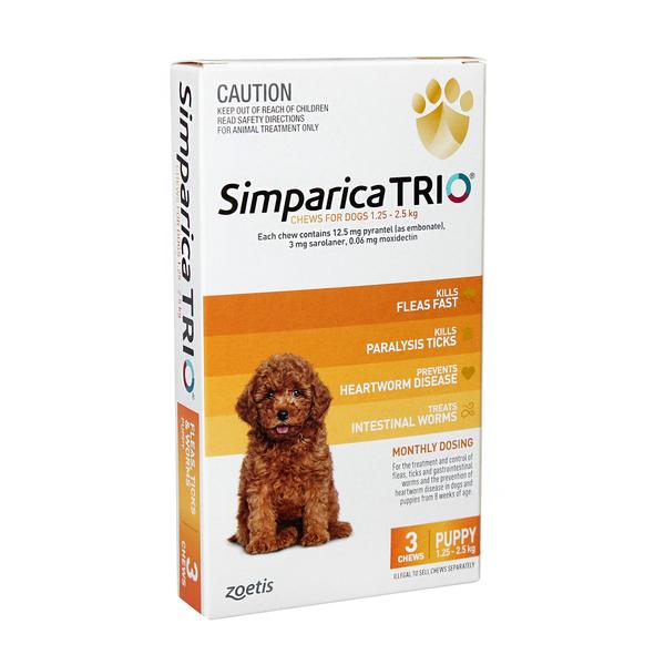 SIMPARICA TRIO - 3 PACK