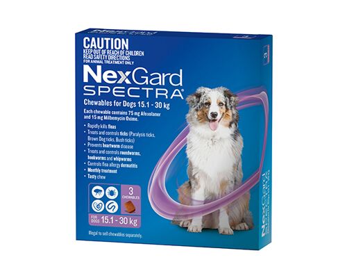 NEXGARD SPECTRA FOR DOGS - 3 CHEWS