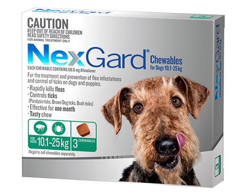 NEXGARD CHEWABLES - 3 CHEWS