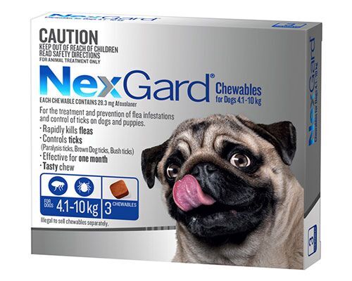 NEXGARD CHEWABLES - 3 CHEWS