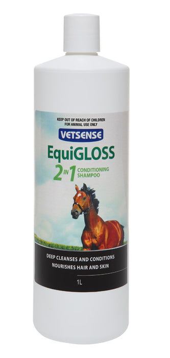 VETSENSE EQUIGLOSS 2 IN 1 1L