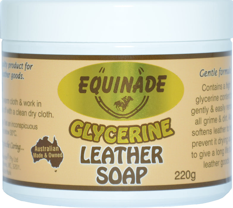 EQUINADE GLYCERINE LEATHER SOAP 220G