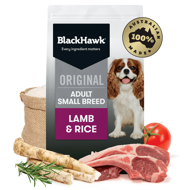 BLACK HAWK DOG ADULT SMALL BREED LAMB & RICE