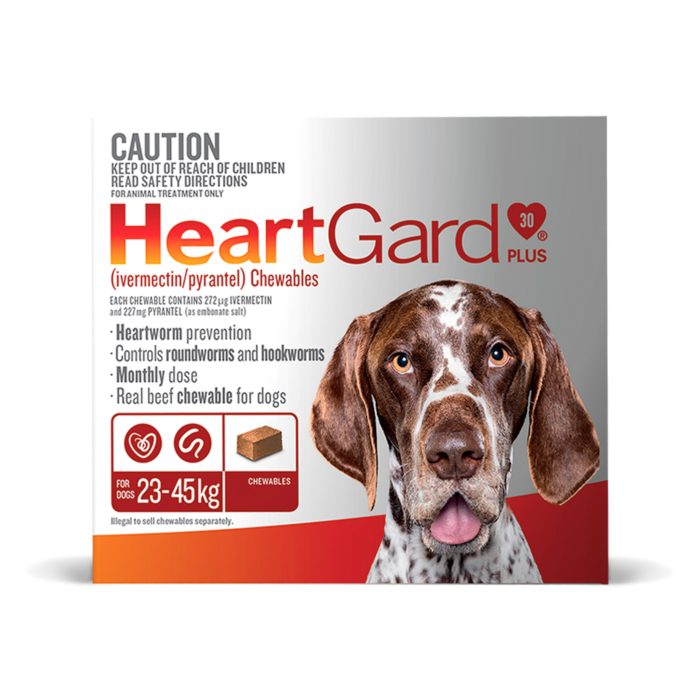 HEARTGARD PLUS BROWN 6 (23-45KG)