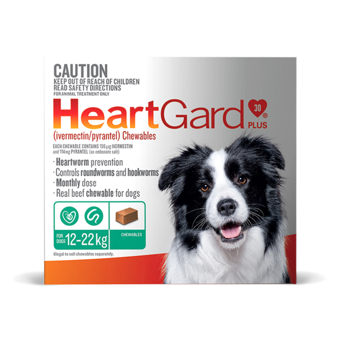 HEARTGARD PLUS GREEN 6 (12-22KG)