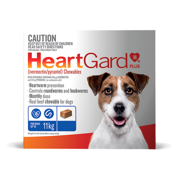 HEARTGARD PLUS BLUE 6 (0-11KG)