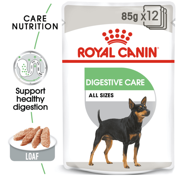 ROYAL CANIN DIGESTIVE CARE LOAF 85G POUCH (12PK)