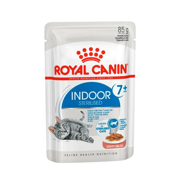 ROYAL CANIN INDOOR 7+ GRAVY 85G (12PK)