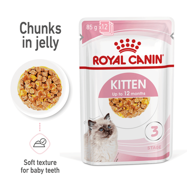 ROYAL CANIN KITTEN JELLY 85G (12PK)