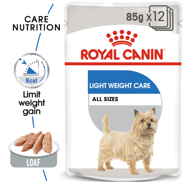 ROYAL CANIN LIGHT WEIGHT CARE LOAF 85G POUCH (12PK)