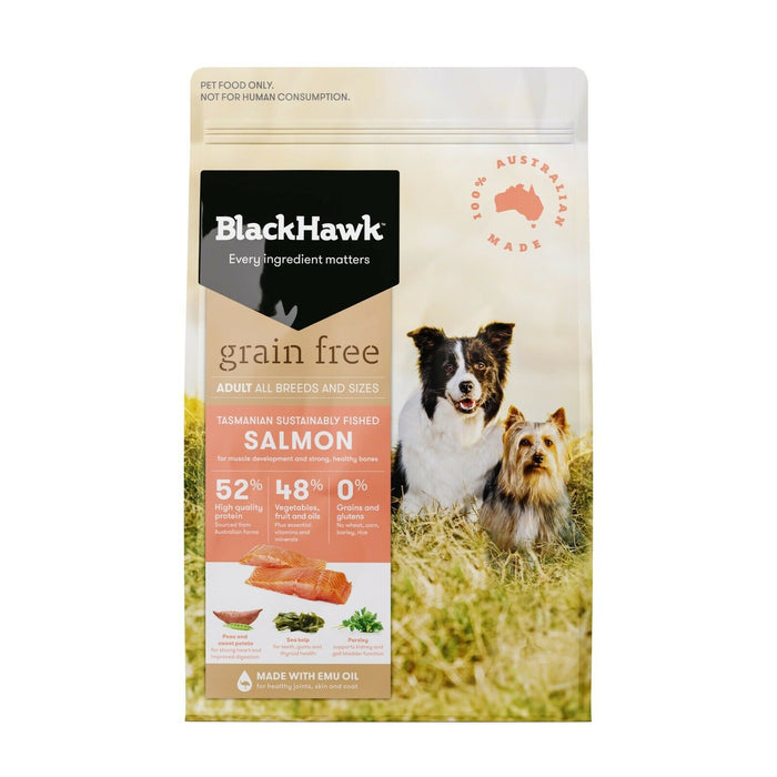 BLACK HAWK DOG GRAIN FREE SALMON